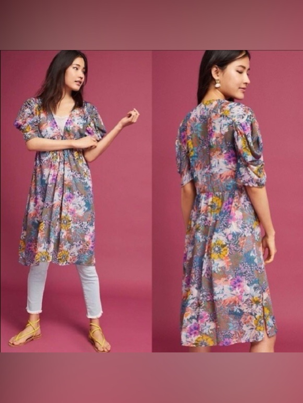 Anthro Akemi & Kin Valencia
Floral Dress Size XSP